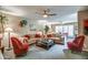 Open living room with comfortable seating, decorative accents, and stylish lighting, ideal for gatherings at 7807 E Granada Rd, Scottsdale, AZ 85257