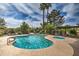 Community pool area features sparkling water, lounge seating, and shade at 7807 E Granada Rd, Scottsdale, AZ 85257