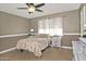 Spacious bedroom with a queen-sized bed, wood floors, and natural light at 815 E Paradise Ln, Phoenix, AZ 85022