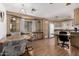 Dining room area featuring built in cabinets, counter space, and a dining table at 9333 E University Dr # 113, Mesa, AZ 85207