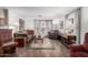 Cozy living room with hardwood floors, comfortable seating, creating a warm atmosphere at 9333 E University Dr # 113, Mesa, AZ 85207