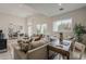 Bright, open living room with tall ceilings, large windows, and comfortable seating at 9442 N 118Th St, Scottsdale, AZ 85259
