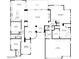 Detailed floor plan showcasing layout including kitchen, bedrooms, living spaces, and garage at 2439 N Atwood --, Mesa, AZ 85207