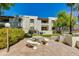 Outdoor picnic area with seating, built-in grills, and well-maintained landscaping, great for gatherings at 10444 N 69Th St # 224, Paradise Valley, AZ 85253