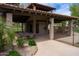 Poolside cabana featuring a covered seating area, providing shade and comfort at 11837 N 40Th Pl, Phoenix, AZ 85028