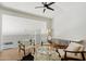 Inviting loft area with herringbone floors and comfortable seating at 12055 E Clinton St, Scottsdale, AZ 85259