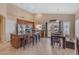 Open-concept kitchen with stainless appliances, center island, and an adjacent dining area at 15206 S 47Th St, Phoenix, AZ 85044