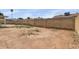 Expansive backyard area enclosed with a block fence for ultimate privacy at 16010 N 47Th Dr, Glendale, AZ 85306