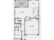 Detailed floor plan showcasing the layout of the ground floor, including the great room and kitchen at 17574 W Georgia Ave, Litchfield Park, AZ 85340