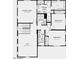 Detailed floor plan showcasing the layout of the second floor, including the bedrooms and primary suite at 17574 W Georgia Ave, Litchfield Park, AZ 85340