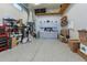 Huge and well lit garage space with plenty of room for storage and hobbies at 18159 W Piro St, Goodyear, AZ 85338