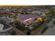 Aerial view of a beautiful home with a pool and a spacious backyard at 24695 S 195Th Way, Queen Creek, AZ 85142