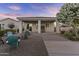 Covered patio and extended patio offers a private space for relaxation, grilling, and entertaining at 24695 S 195Th Way, Queen Creek, AZ 85142