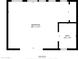 Floor plan displaying the layout of the 282 square foot of living space, including the bedroom and bathroom at 24695 S 195Th Way, Queen Creek, AZ 85142