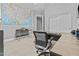 Spacious office features a map, a ceiling fan, and a rolling office chair at 24695 S 195Th Way, Queen Creek, AZ 85142