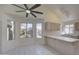 Eat-in kitchen nook with tile floors, natural light, and a view of the backyard at 2806 E Pontiac Dr, Phoenix, AZ 85050