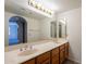 Bathroom featuring double sink vanity and ample lighting at 3031 N Civic Center Plz # 255, Scottsdale, AZ 85251