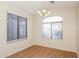 Cozy dining area filled with light featuring tile floors and bright neutral paint at 3323 W Fraktur Rd, Phoenix, AZ 85041