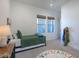 A comfy bedroom features natural light with LED accent lighting adding modern touch at 3429 E Constance Way, Phoenix, AZ 85042