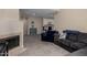Comfortable living room space with an open layout, fireplace, and stylish furniture at 3633 N 3Rd Ave # 2012, Phoenix, AZ 85013