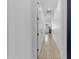 Long hallway with tile flooring, white walls, and recessed lighting at 4247 S Zenith --, Mesa, AZ 85212