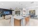 A bright open concept kitchen with a large island and modern pendant lighting at 4247 S Zenith --, Mesa, AZ 85212