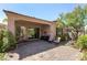 Back patio with brick pavers, perfect for outdoor relaxation and entertainment at 4516 E Walter Way, Phoenix, AZ 85050