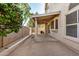 The home includes a covered patio, perfect for outdoor dining at 6857 S Roosevelt St, Tempe, AZ 85283