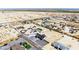 Aerial view capturing the layout of the neighborhood, showing home placement and community feel at 34949 N Donald Way, San Tan Valley, AZ 85140