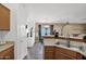 Efficient kitchen featuring oak cabinets and modern appliances at 5424 S 15Th St, Phoenix, AZ 85040