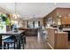 Open-concept living area with stylish decor and modern lighting at 5424 S 15Th St, Phoenix, AZ 85040