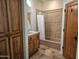 Bathroom showcasing a tiled shower, neutral vanity, and classic design for a functional and stylish space at 7723 E Visao Dr, Scottsdale, AZ 85266