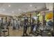 Bright fitness center featuring state-of-the-art equipment and panoramic views at 7723 E Visao Dr, Scottsdale, AZ 85266