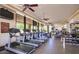 Well-equipped fitness center with treadmills, weights, and ample space for a full-body workout at 7723 E Visao Dr, Scottsdale, AZ 85266