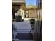 Inviting front entrance featuring stone accents, a tiled walkway, and lush landscaping for curb appeal at 7723 E Visao Dr, Scottsdale, AZ 85266