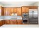 Modern kitchen with stainless steel appliances and sleek countertops at 7723 E Visao Dr, Scottsdale, AZ 85266