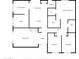 Detailed floor plan featuring a spacious layout with living room, kitchen, bedrooms, and bathrooms at 10223 N 40Th Ave, Phoenix, AZ 85051