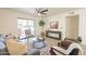 Beautiful living room with contemporary design, an outdoor view, and hard surface floors at 10828 N Biltmore Dr # 113, Phoenix, AZ 85029