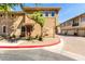 Charming two-story townhome featuring well-kept landscaping, an inviting entryway, and an attractive exterior finish at 1225 N 36Th St # 2081, Phoenix, AZ 85008