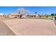 Large backyard featuring a sport court and lush landscaping at 1289 E Palo Blanco Way, Gilbert, AZ 85296