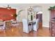 Well-designed living spaces showcasing a dining area and comfortable seating arrangements with a fireplace at 1289 E Palo Blanco Way, Gilbert, AZ 85296