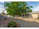 Backyard landscape features desert landscaping and brick accents at 13148 N 21St Ave, Phoenix, AZ 85029