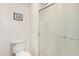 Clean and functional bathroom with a toilet and shower, offering essential amenities at 13630 W Aleppo Dr, Sun City West, AZ 85375