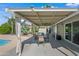 Covered patio ideal for outdoor dining and relaxation, overlooking the backyard and pool area at 15430 N 51St Pl, Scottsdale, AZ 85254