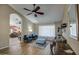 Spacious living room with lots of natural light and an open concept floor plan at 1853 W Estrella Dr, Chandler, AZ 85224