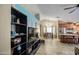Bright living space boasts vaulted ceilings, an open layout, and stylish decor at 1853 W Estrella Dr, Chandler, AZ 85224