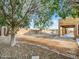 Large backyard features a pool, covered patio, and shade trees at 25453 N 68Th Ln, Peoria, AZ 85383