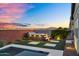 Backyard showcasing pool, hot tub, and desert view at 2617 S Jeffry St, Gilbert, AZ 85295