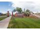 Anthem by Del Webb entrance sign with desert landscaping and pathway at 42410 N 46Th Ln, Phoenix, AZ 85086