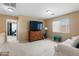 Bright living room with modern furnishings and natural light from the window at 42410 N 46Th Ln, Phoenix, AZ 85086